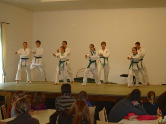 Tang Soo Do Vorführung beim Jubiläum 5 Jahre Judo Kranzberg 2009
